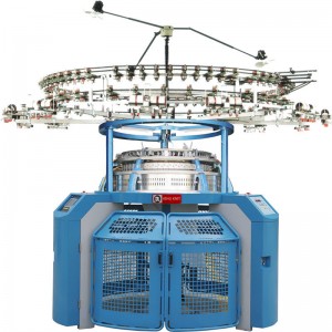 Fabriks hög hastighet datoriserad dubbel jersey stickning cirkulär maskin