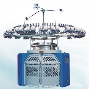 Hög hastighet industriell toppkvalitet singeltröja fabrikspris datoriserade cirkulära stickmaskin tillverkare